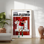 Indlæs billede til gallerivisning Fodbold plakat | Fodbold plakater | Rasmus Højlund Fodbold Spiller Plakat | Ideel til Dedikerede Fans | Plakaty.dk