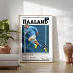 Indlæs billede til gallerivisning Fodbold plakat | Fodbold plakater | Erling Haaland Fodbold Plakat | Perfekt til Passionerede Fans | Plakaty.dk