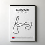 Indlæs billede til gallerivisning Netherlands Formula 1 Plakat | Kystvibe på Zandvoort's Coastal Circuit