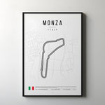 Indlæs billede til gallerivisning Italy Formula 1 Plakat | Temple of Speed: Monza's Hastighedens Helligdom