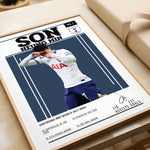 Indlæs billede til gallerivisning Fodbold plakat | Fodbold plakater | Son Heung-min Fodbold Spiller Plakat | Ideel til Passionerede Fans | Plakaty.dk