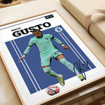 Indlæs billede til gallerivisning Fodbold plakat | Fodbold plakater | Malo Gusto Fodbold Plakat | Perfekt til Passionerede Fans | Plakaty.dk