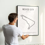 Indlæs billede til gallerivisning Mexico Formula 1 Plakat | Aztec Asphalt i Mexico City