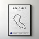 Indlæs billede til gallerivisning Australia Formula 1 Plakat | Skab Vibes fra Down Under i Melbourne