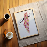 Indlæs billede til gallerivisning Palestine Plakat | Roser Plakat | Blomster plakat