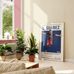 Indlæs billede til gallerivisning Fodbold plakat | Fodbold plakater | Luis Suárez Fodbold Plakat | Perfekt til Passionerede Fans | Plakaty.dk