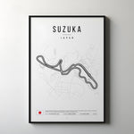 Indlæs billede til gallerivisning Japan Formula 1 Plakat | Find Zen med Suzuka's Racing Atmosfære