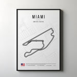 Indlæs billede til gallerivisning Miami Formula 1 Plakat | Sprint med Stil på Magic City's Gader