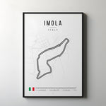 Indlæs billede til gallerivisning Emilia Romagna Formula 1 Plakat | Grib Imola's Racing Heritage