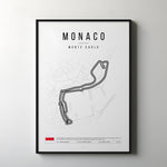 Indlæs billede til gallerivisning Monaco Formula 1 Plakat | Glamour Track: Luksus med Monaco Vibes
