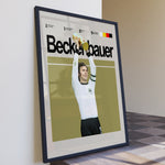 Indlæs billede til gallerivisning Fodbold plakat | Fodbold plakater | Beckenbauer Fodbold Plakat | Legendarisk Tribute til Den Ægte Fan | Plakaty.dk