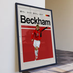 Indlæs billede til gallerivisning Fodbold plakat | Fodbold plakater | David Beckham Fodbold Plakat 01 | Stilfuld Hyldest til Den Ægte Fan | Plakaty.dk