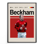 Indlæs billede til gallerivisning Fodbold plakat | Fodbold plakater | David Beckham Fodbold Plakat 02 | Stilfuld Hyldest til Den Ægte Fan | Plakaty.dk