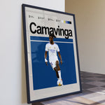 Indlæs billede til gallerivisning Fodbold plakat | Fodbold plakater | Eduardo Camavinga Fodbold Plakat | Unik Hyldest til Den Ægte Fan | Plakaty.dk