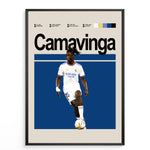 Indlæs billede til gallerivisning Fodbold plakat | Fodbold plakater | Eduardo Camavinga Fodbold Plakat | Unik Hyldest til Den Ægte Fan | Plakaty.dk