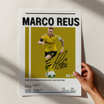 Indlæs billede til gallerivisning Fodbold plakat | Fodbold plakater | Marco Reus Fodbold Plakat | Perfekt til Passionerede Fans | Plakaty.dk