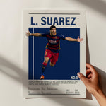 Indlæs billede til gallerivisning Fodbold plakat | Fodbold plakater | Luis Suárez Fodbold Plakat | Perfekt til Passionerede Fans | Plakaty.dk