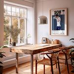 Indlæs billede til gallerivisning Fodbold plakat | Fodbold plakater | Son Heung-min Fodbold Spiller Plakat | Ideel til Passionerede Fans | Plakaty.dk