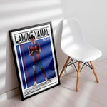Indlæs billede til gallerivisning Fodbold plakat | Fodbold plakater | Lamine Yamal Fodbold Plakat | Inspirerende for Fremtidens Fans | Plakaty.dk