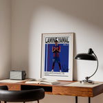 Indlæs billede til gallerivisning Fodbold plakat | Fodbold plakater | Lamine Yamal Fodbold Plakat | Inspirerende for Fremtidens Fans | Plakaty.dk