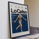 Indlæs billede til gallerivisning Fodbold plakat | Fodbold plakater | Giovani Lo Celso Fodbold Plakat | Argentinsk Midtbanemagi | Plakaty.dk