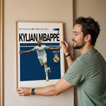 Indlæs billede til gallerivisning Fodbold plakat | Fodbold plakater | Kylian Mbappé Fodbold Plakat | Perfekt til Den Ægte Fan | Plakaty.dk