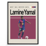 Indlæs billede til gallerivisning Fodbold plakat | Fodbold plakater | Lamine Yamal Fodbold Plakat | Inspirerende for Fremtidens Fans | Plakaty.dk