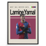 Indlæs billede til gallerivisning Fodbold plakat | Fodbold plakater | Lamine Yamal Fodbold Plakat | Inspirerende for Fremtidens Fans | Plakaty.dk