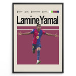 Indlæs billede til gallerivisning Fodbold plakat | Fodbold plakater | Lamine Yamal Fodbold Plakat | Inspirerende for Fremtidens Fans | Plakaty.dk