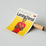 Indlæs billede til gallerivisning Fodbold plakat | Fodbold plakater | Lamine Yamal Fodbold Plakat | Inspirerende for Fremtidens Fans | Plakaty.dk