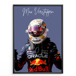Indlæs billede til gallerivisning Max Verstappen F1 Plakat | Unikt Design på 20+ Internationale Baner