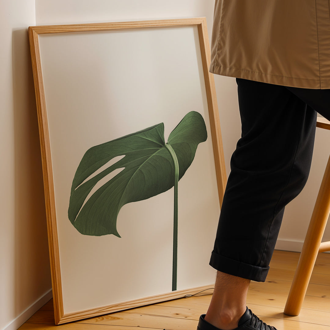 Grønne Plakater | Smukke planteillustrationer til dit hjem | Plakat med grønne planter, botanisk kunst og naturplanter, ideel til at tilføje et organisk og livligt præg til dit hjem.