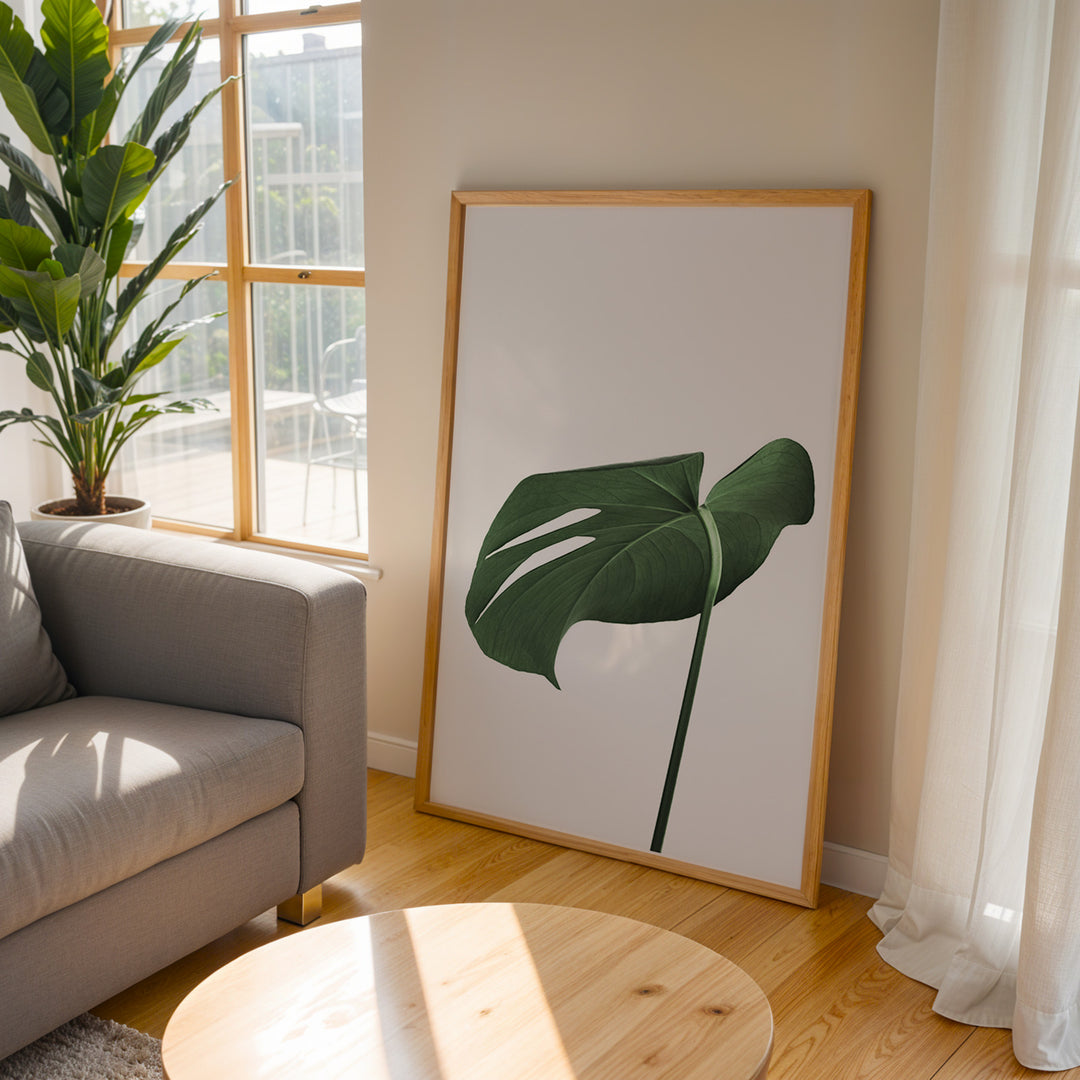 Grønne Plakater | Smukke planteillustrationer til dit hjem | Plakat med grønne planter, botanisk kunst og naturplanter, ideel til at tilføje et organisk og livligt præg til dit hjem.