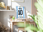 Indlæs billede til gallerivisning Fodbold plakat | Fodbold plakater | Lionel Messi Fodboldplakat | Perfekt til Den Ægte Fodbold Fan | Plakaty.dk
