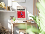 Indlæs billede til gallerivisning Fodbold plakat | Fodbold plakater | Antoine Griezmann Fodboldplakat | Perfekt til Den Ægte Fodbold Fan | Plakaty.dk
