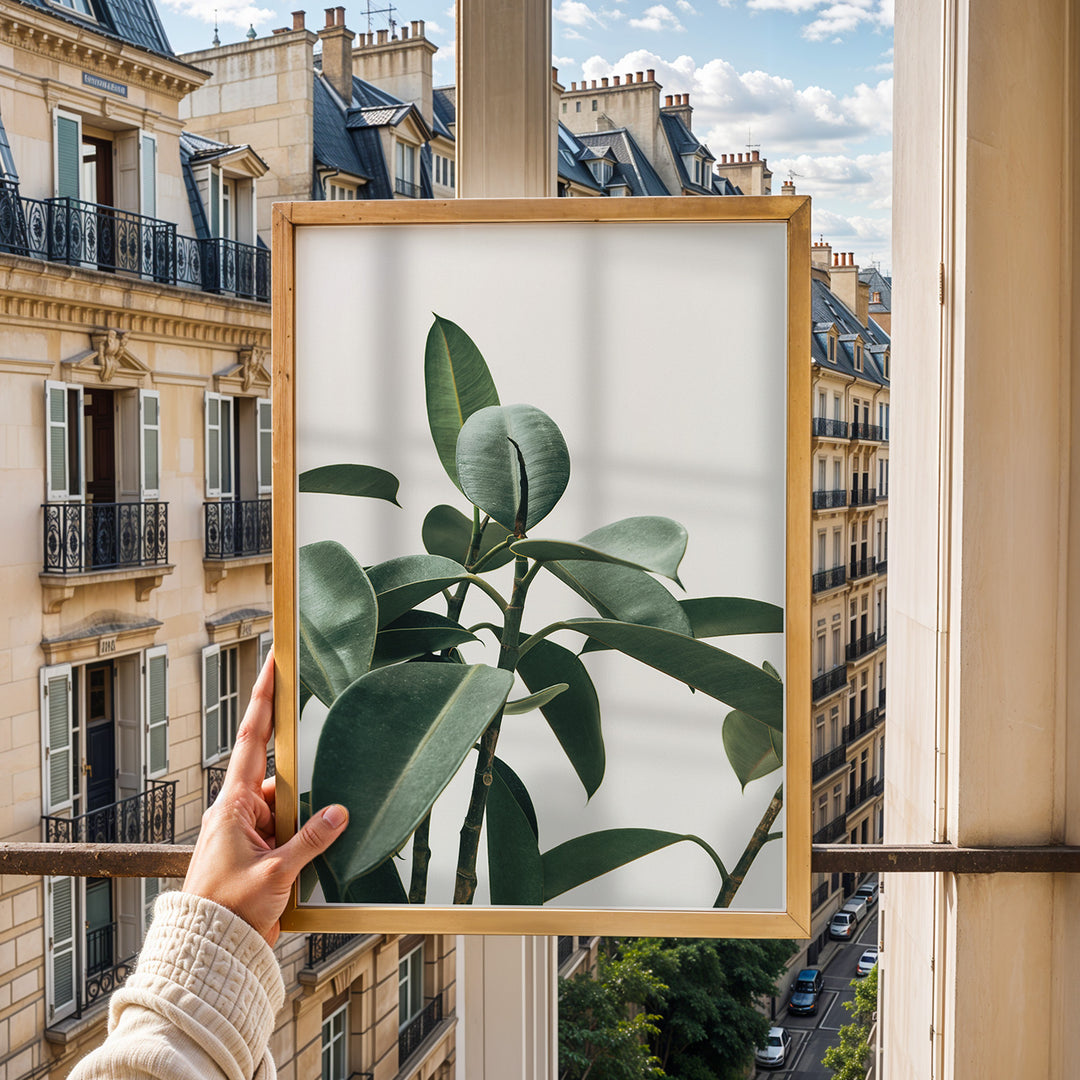 Planteplakat | Smukt print med naturens skønhed til dit hjem | Plakat med grønne planter, botanisk kunst og naturplanter, ideel til at tilføje et organisk og livligt præg til dit hjem.