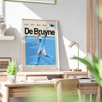 Indlæs billede til gallerivisning Fodbold plakat | Fodbold plakater | Kevin De Bruyne Fodboldplakat | Perfekt til Den Ægte Fodbold Fan | Plakaty.dk
