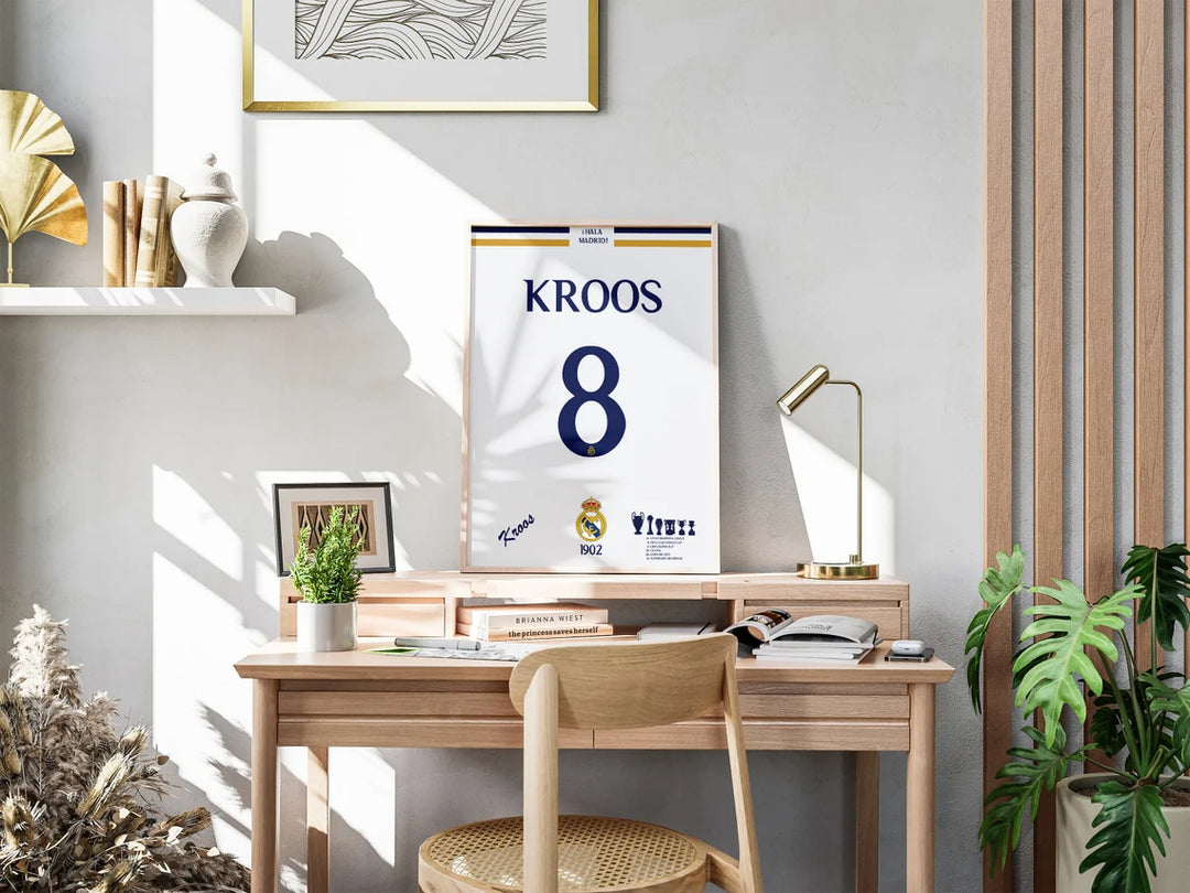 Fodbold plakat | Fodbold plakater | Toni Kroos Fodboldplakat | Perfekt til Den Ægte Fodbold Fan | Plakaty.dk