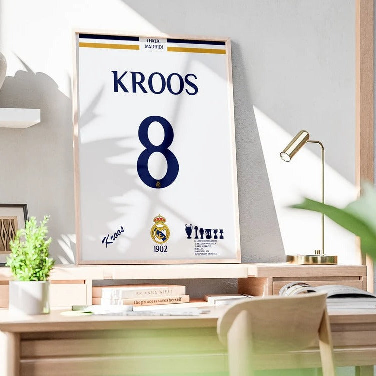 Fodbold plakat | Fodbold plakater | Toni Kroos Fodboldplakat | Perfekt til Den Ægte Fodbold Fan | Plakaty.dk