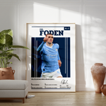 Indlæs billede til gallerivisning Fodbold plakat | Fodbold plakater | Phil Foden Fodbold Spiller Plakat | En Gave til Passionerede Fans | Plakaty.dk
