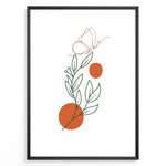 Indlæs billede til gallerivisning Noir Bloom Art Plakat | Boho Art Poster | Boho Plakater
