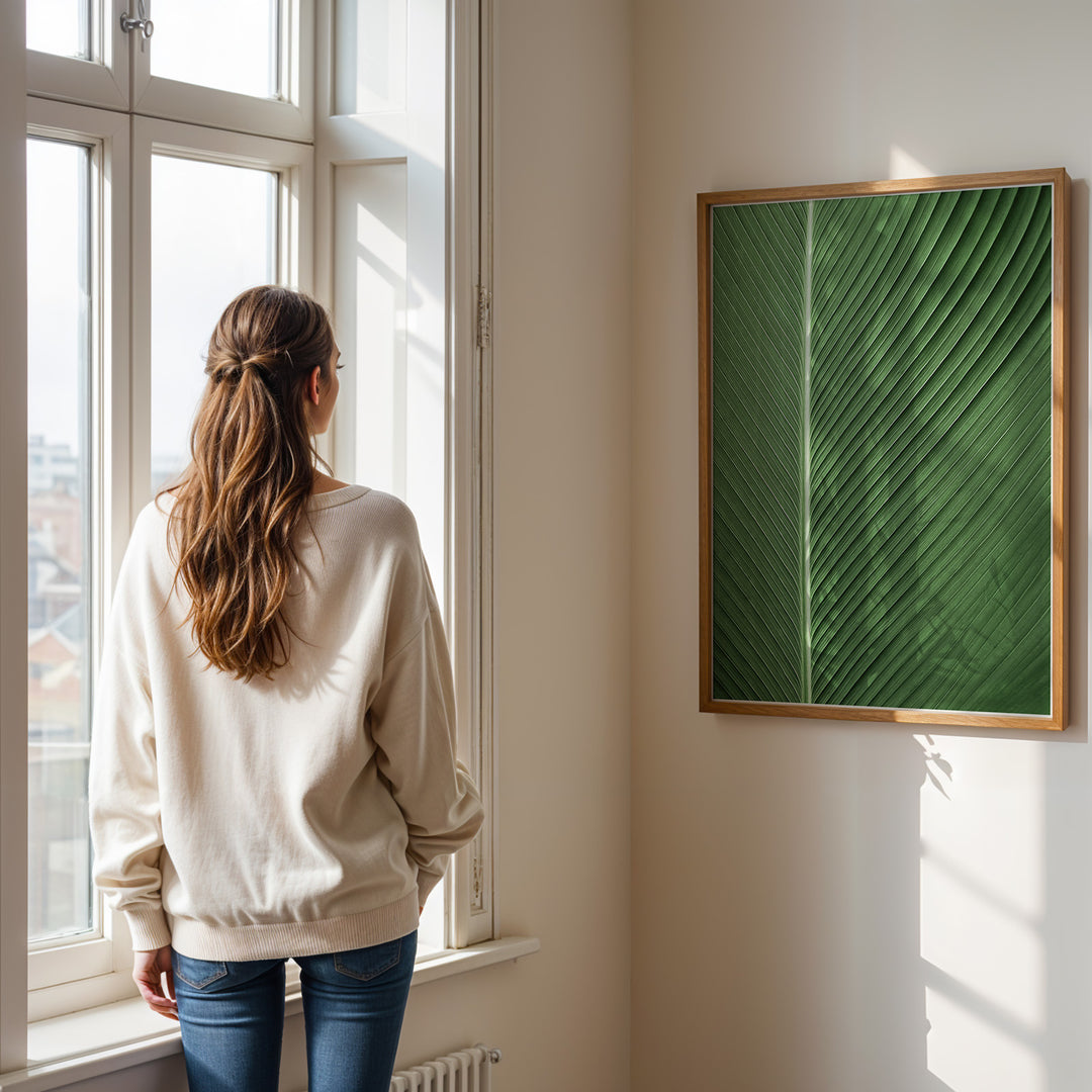 Naturkunst | Smukke planteillustrationer til ethvert rum | Plakat med grønne planter, botanisk kunst og naturplanter, ideel til at tilføje et organisk og livligt præg til dit hjem.