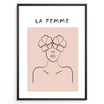 Indlæs billede til gallerivisning La Femme Art Plakat | Boho Art Poster | Boho Plakater
