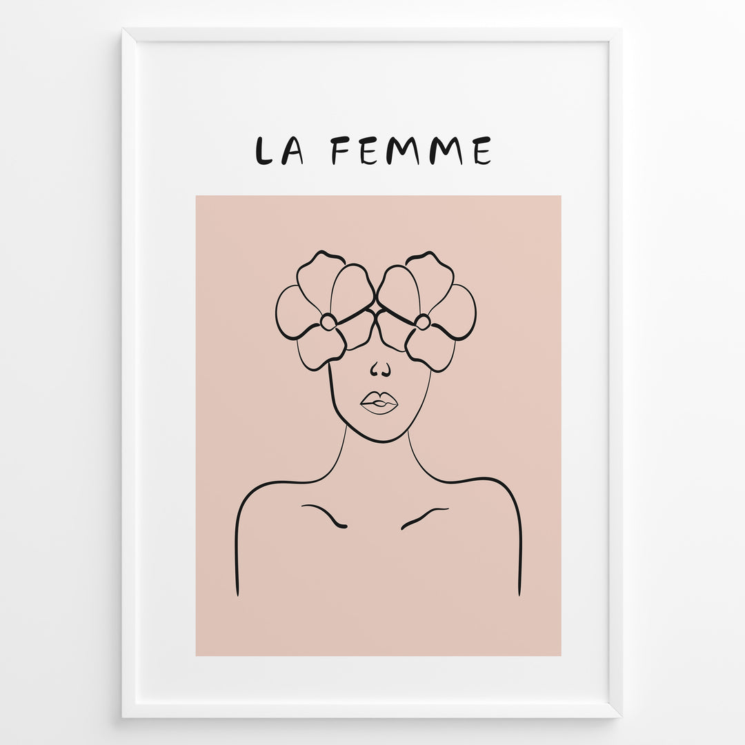 La Femme Art Plakat | Boho Art Poster | Boho Plakater