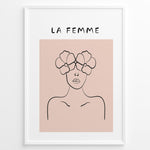 Indlæs billede til gallerivisning La Femme Art Plakat | Boho Art Poster | Boho Plakater
