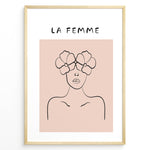 Indlæs billede til gallerivisning La Femme Art Plakat | Boho Art Poster | Boho Plakater
