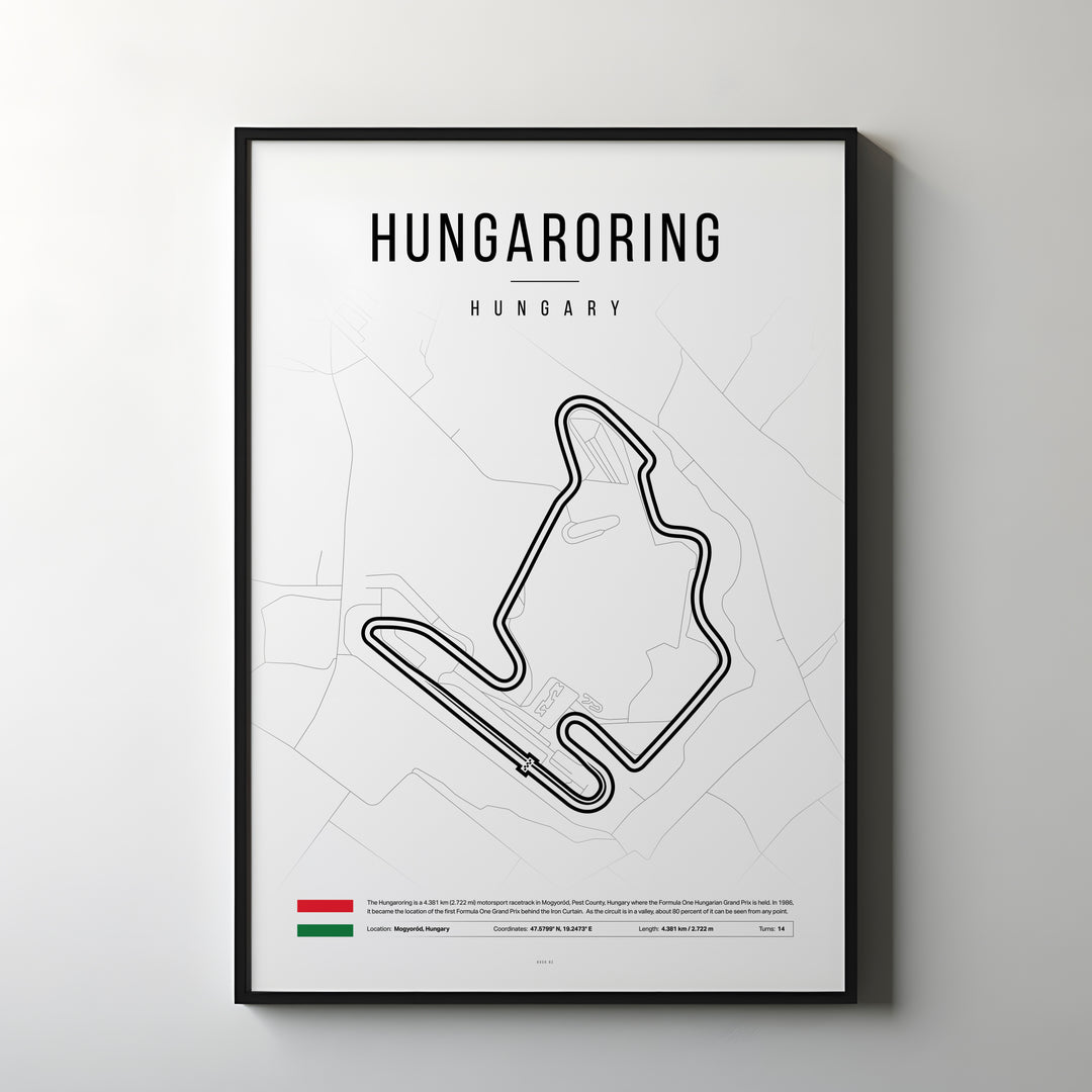 Hungary Formula 1 Plakat | Danube Drive: Ungarsk Skønhed i Budapest