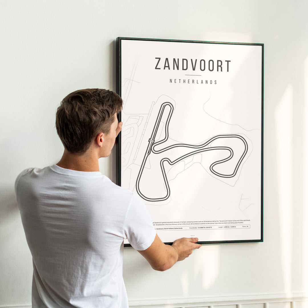 Netherlands Formula 1 Plakat | Kystvibe på Zandvoort's Coastal Circuit