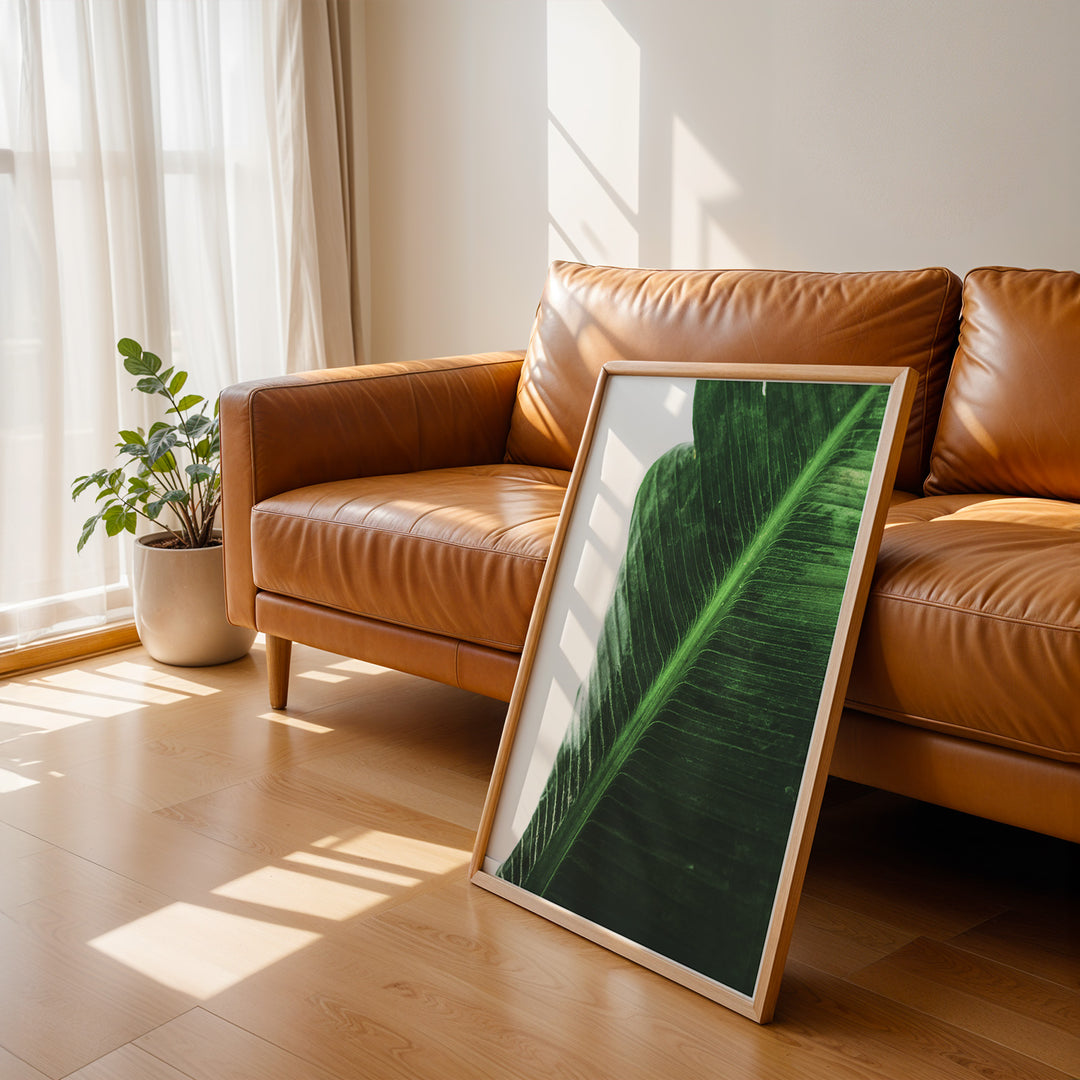 Naturens Skønhed | Realistiske planteplakater til væggen | Plakat med grønne planter, botanisk kunst og naturplanter, ideel til at tilføje et organisk og livligt præg til dit hjem.