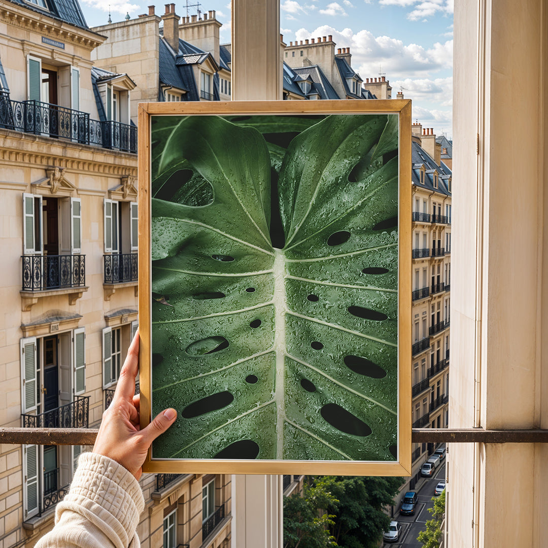 Plante plakat | Naturligt print til din indretning | Plakat med grønne planter, botanisk kunst og naturplanter, ideel til at tilføje et organisk og livligt præg til dit hjem.